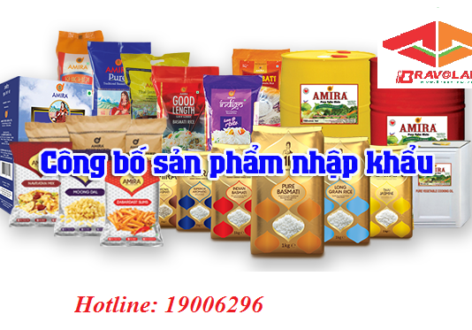 Công bố sản phẩm nhập khẩu