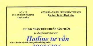 Thủ tục công bố chất lượng sản phẩm