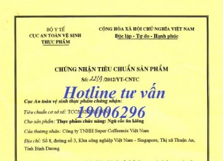 Thủ tục công bố chất lượng sản phẩm