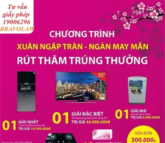 XIN GIẤY PHÉP TỔ CHỨC KHUYẾN MẠI