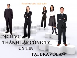 Dịch vụ thành lập công ty - BRAVOLAW