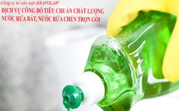 CÔNG BỐ TIÊU CHUẨN CHẤT LƯỢNG NƯỚC RỬA BÁT, NƯỚC RỬA CHÉN
