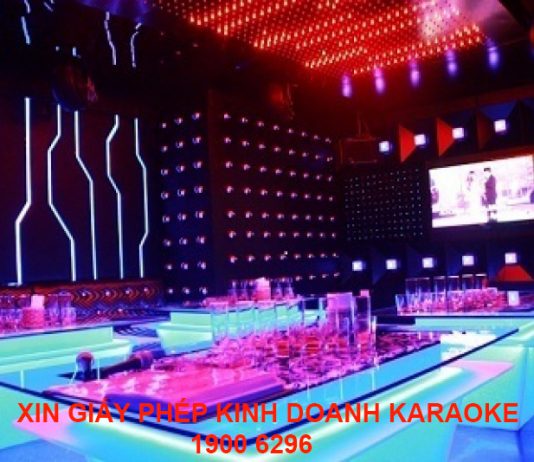 XIN GIẤY PHÉP KINH DOANH KARAOKE