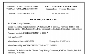 Dịch vụ cấp Giấy chứng nhận y tế – Health Certificate (HC) nhanh giấy chứng nhận Health Certificate