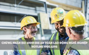 chứng nhận ISO 45001:2018